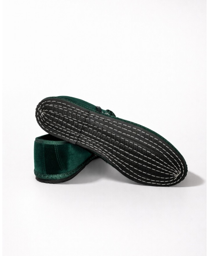 Fratta - Friulane Laccio Velluto Verde Donna 000203 VERDE CON