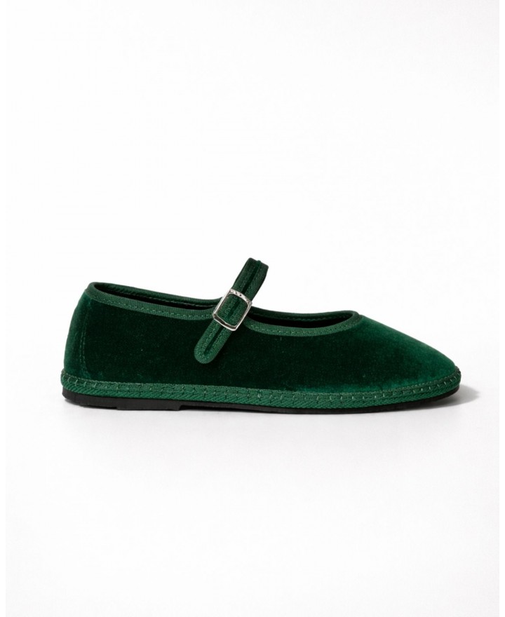 Fratta - Friulane Laccio Velluto Verde Donna 000203 VERDE CON