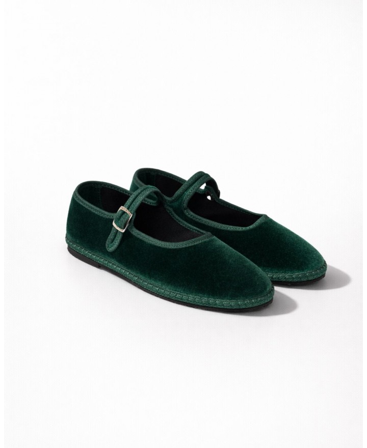 Fratta - Friulane Laccio Velluto Verde Donna 000203 VERDE CON