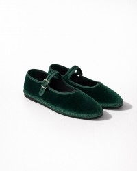 Fratta - Friulane Laccio Velluto Verde Donna 000203 VERDE CON