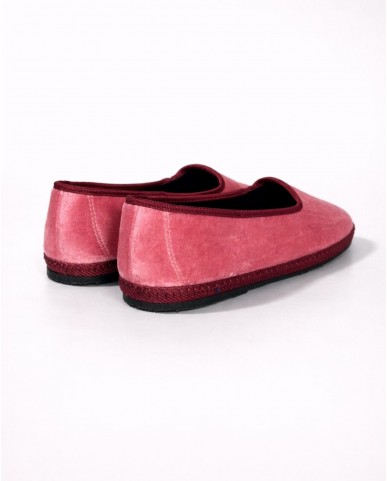 Fratta - Friulane Velluto Liscio Rosa Antico Donna 000205 ROSA ANTICO CON