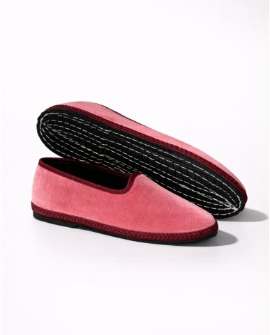 Fratta - Friulane Velluto Liscio Rosa Antico Donna 000205 ROSA ANTICO CON