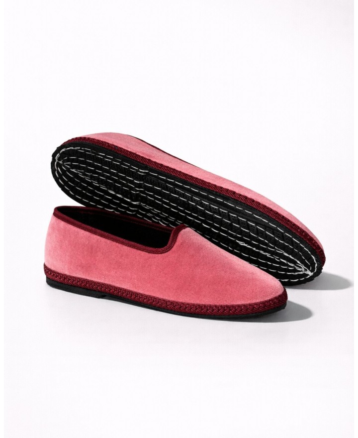 Fratta - Friulane Velluto Liscio Rosa Antico Donna 000205 ROSA ANTICO CON