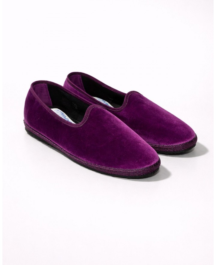 Fratta - Friulane Velluto Liscio Porpora Donna 000205 PORPORA CON