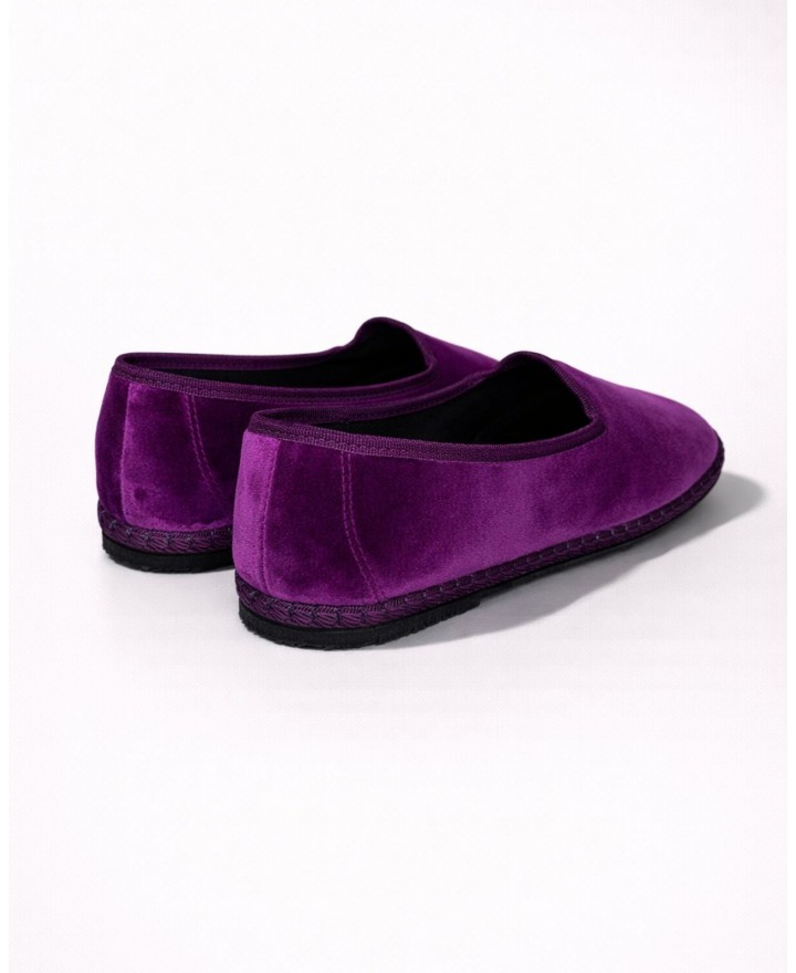 Fratta - Friulane Velluto Liscio Porpora Donna 000205 PORPORA CON