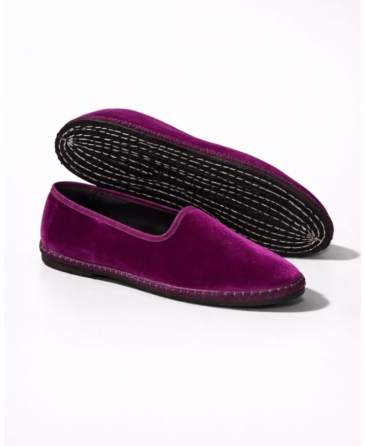 Fratta - Friulane Velluto Liscio Porpora Donna 000205 PORPORA CON