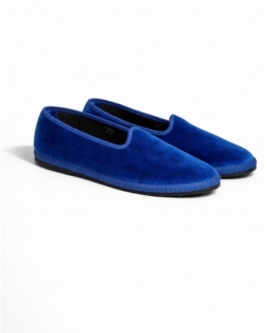 Fratta - Women's Smooth Velvet Friulane Bluette 000205 BLUETTE CON