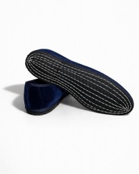 Fratta - Friulane Velluto Liscio Blu Donna 000205 BLU CON