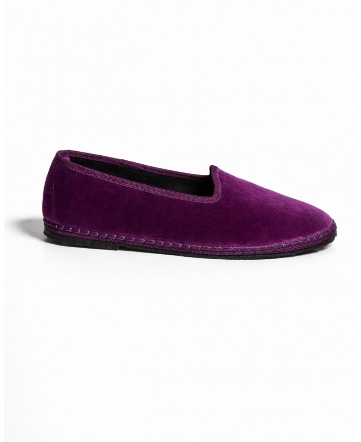 Fratta - Friulane Velluto Liscio Porpora Donna 000205 PORPORA CON