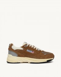 Autry - Men's Hyperway Mesh/Suede Brown Shoe HYLM UM20 CON