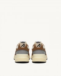 Autry - Men's Hyperway Mesh/Suede Brown Shoe HYLM UM20 CON