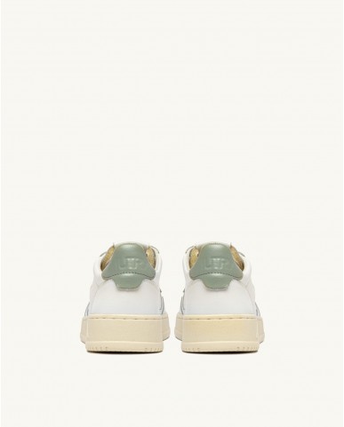 Autry - Scarpa Medalist Pelle Bianca/Salvia Donna AULW LL11 CON