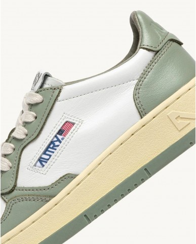 Autry - Scarpa Medalist Pelle Bicolor Salvia Donna AULW WB65 CON