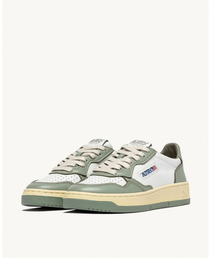 Autry - Scarpa Medalist Pelle Bicolor Salvia Donna AULW WB65 CON
