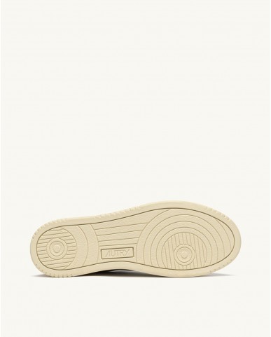 Autry - Scarpa Medalist Pelle/Suede Bianca/Marrone Donna AULW LS15 CON