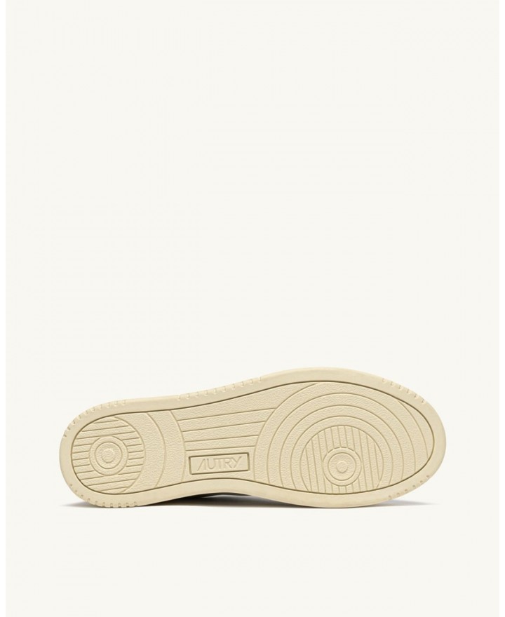 Autry - Scarpa Medalist Pelle/Suede Bianca/Marrone Donna AULW LS15 CON