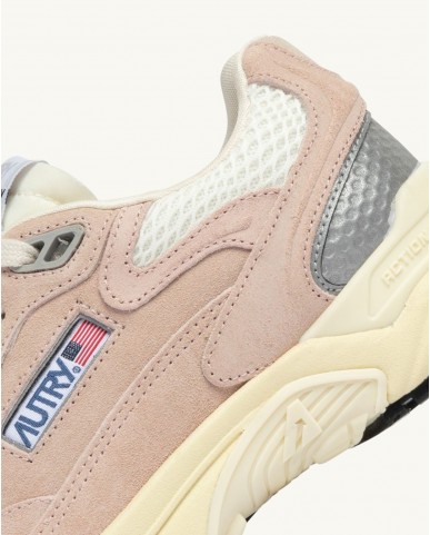 Autry - Women's Hyperway Mesh/Suede Powder Pink Shoe HYLW UM17 CON
