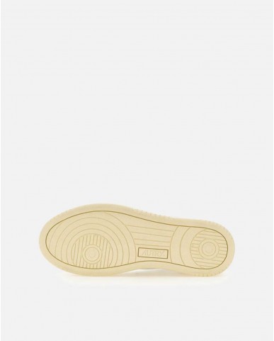 Autry - Scarpa Medalist Pelle Bicolor Glitter Rosa Donna AULW PK06 CON