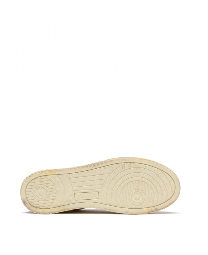 Autry - Medalist Supervintage Shoe in Gray/Blue Leather for Men AVLM SV09 CON