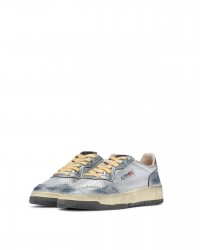 Autry - Scarpa Medalist Supervintage Laminata Argento Donna AVLW MH03 CON