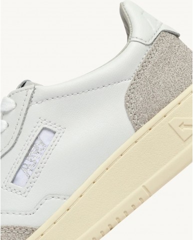 Autry - Scarpa Medalist Pelle Bicolor Glitter Grigio Donna AULW PK01 CON