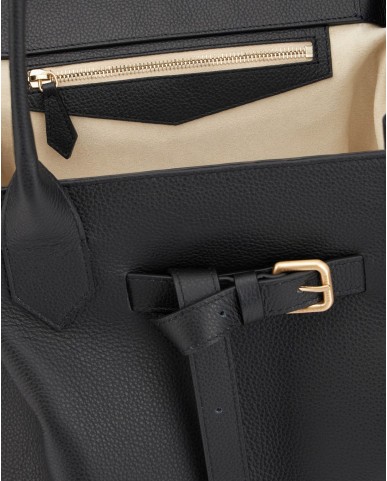 Ballantyne - Borsa Kate L Pelle Nera Donna BLB990 ULE13 15517 CON