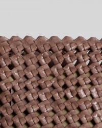 Vipera - Mondrain Big Knot Taupe Leather Women's Bag BK38 1021 TAUPE CON