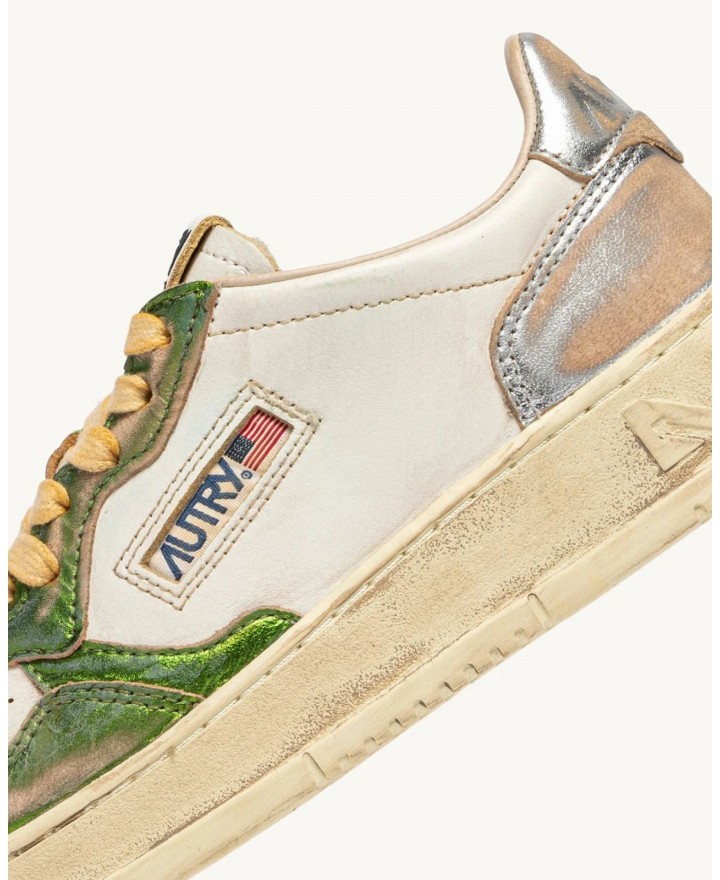 Autry - Medalist Supervintage Laminated Green Women's Shoe AVLW MT13 CON