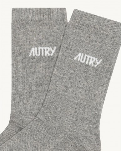 Autry - Calzini Jacquard Grigi Uomo SOPU 055M P26