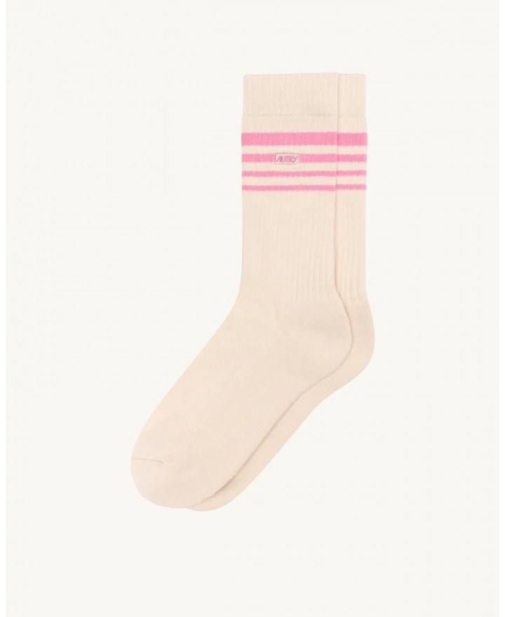 Autry - Calzini Jacquard Rosa Cipria Donna SOPU 0586 P26