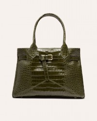 Ballantyne - Borsa Kate M Pelle Cocco Oliva Donna BLB993 SLE00 12590 CON