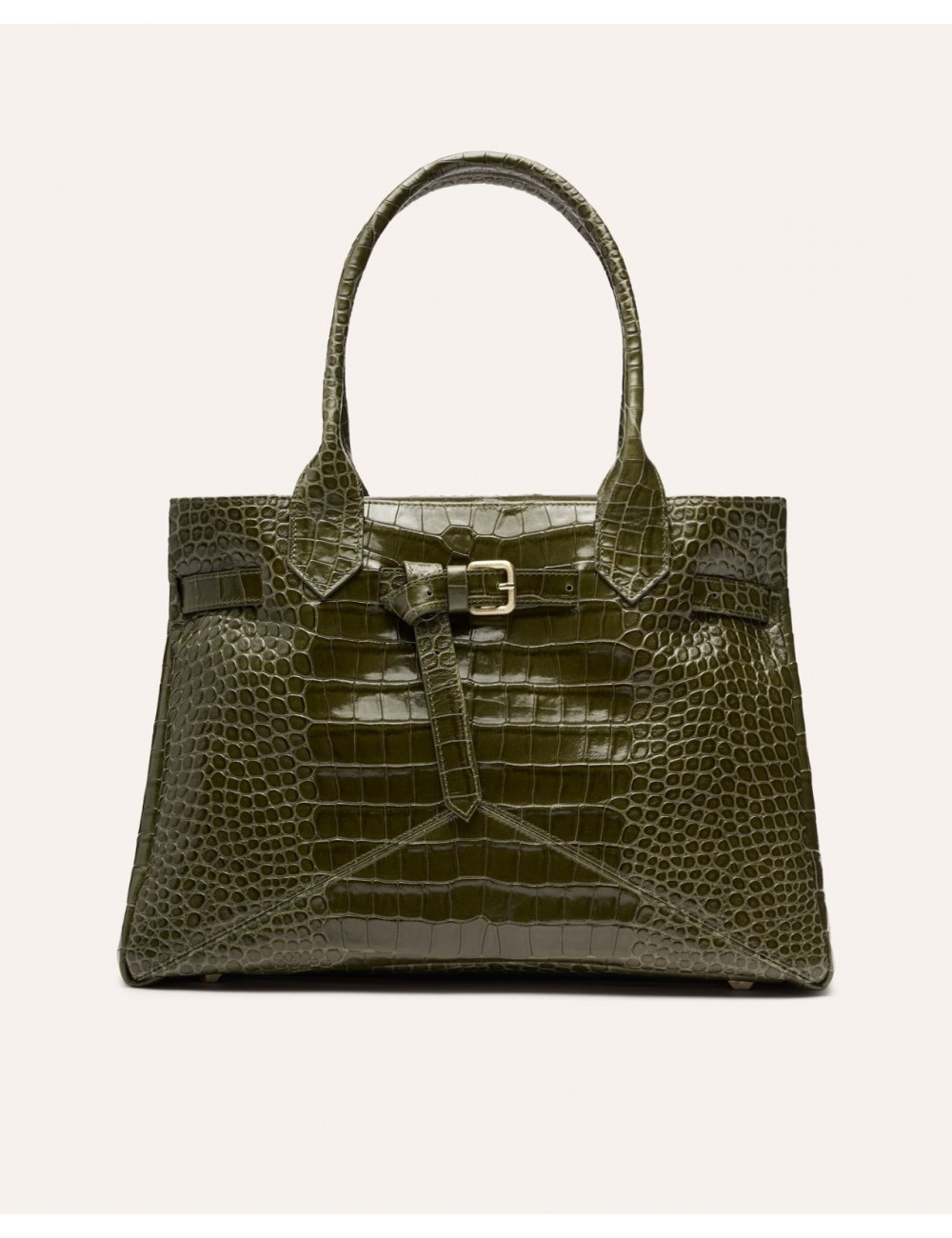 Ballantyne - Borsa Kate M Pelle Cocco Oliva Donna BLB993 SLE00 12590 CON