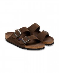 Birkenstock - Arizona Suede Moka Donna 1031640 CAFE P26