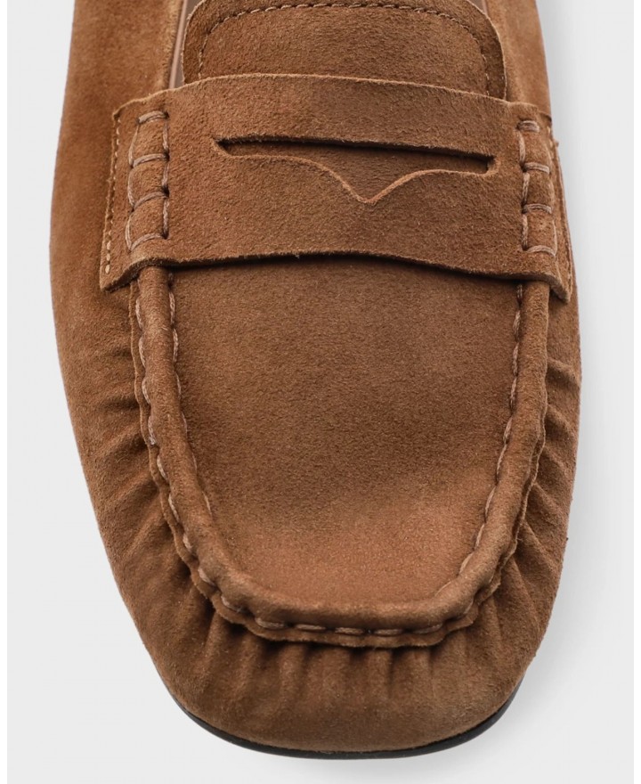 Copenhagen - Women's Beige Suede Loafers CPH885 SUE NBR P26