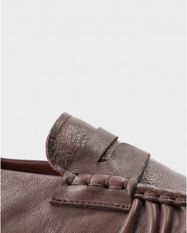 Copenhagen - Women's Chocolate Suede Loafers CPH885 LEA BRO P26