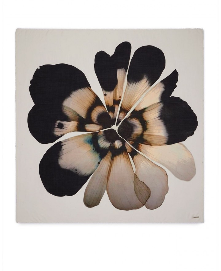 Faliero Sarti - Sciarpa Fiorellina Beige Donna 2001 99990 BEIGE P26