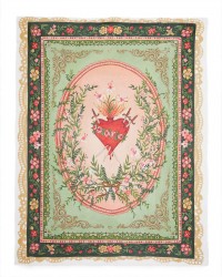 Faliero Sarti - Sciarpa Heart Verde Donna 2064 1530 VERDE P26