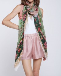Faliero Sarti - Sciarpa Heart Verde Donna 2064 1530 VERDE P26