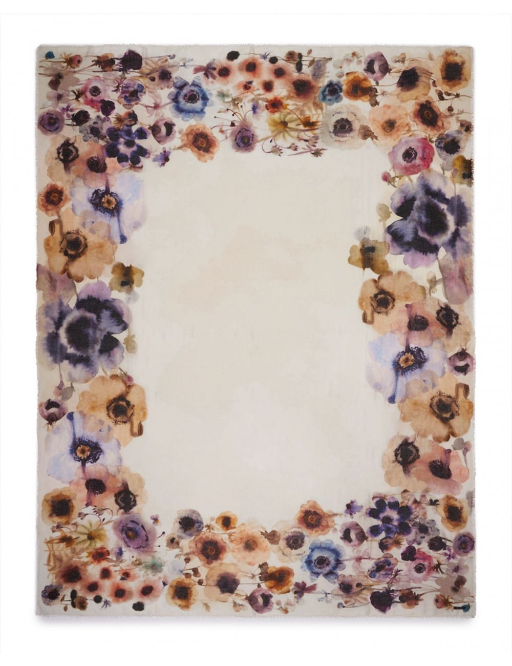 Faliero Sarti - Sciarpa Panse Beige Donna 2035 1170 BEIGE MULT P26