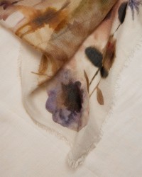 Faliero Sarti - Sciarpa Panse Beige Donna 2035 1170 BEIGE MULT P26