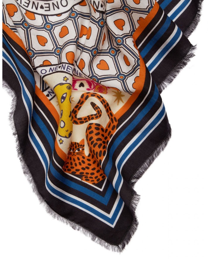 Faliero Sarti - Foulard Vivere Blu Donna 2011 99880 BLU P26