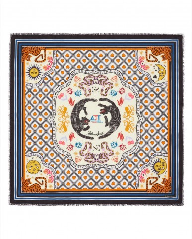 Faliero Sarti - Foulard Vivere Blu Donna 2011 99880 BLU P26