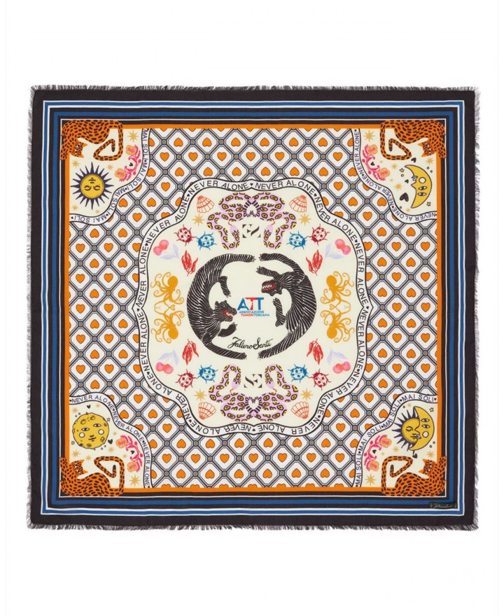 Faliero Sarti - Foulard Vivere Blu Donna 2011 99880 BLU P26