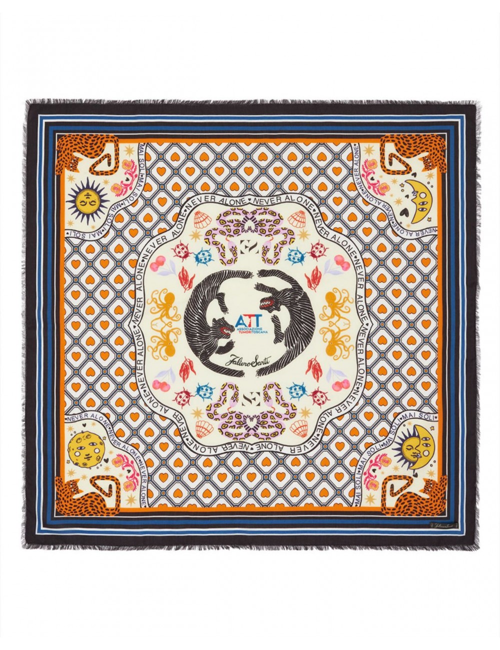 Faliero Sarti - Foulard Vivere Blu Donna 2011 99880 BLU P26