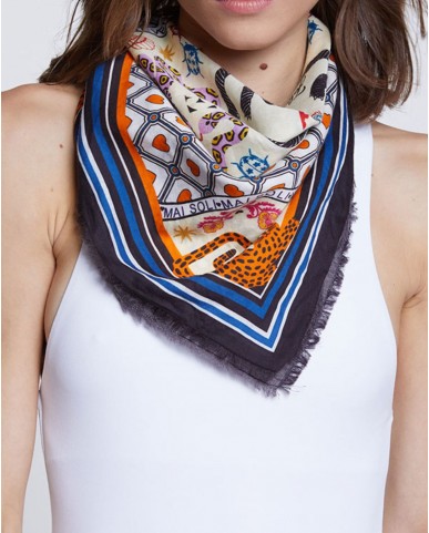 Faliero Sarti - Foulard Vivere Blu Donna 2011 99880 BLU P26