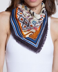 Faliero Sarti - Foulard Vivere Blu Donna 2011 99880 BLU P26