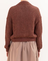 Roberto Collina - Cardigan Mattone Donna A41010 76 BRICK P26