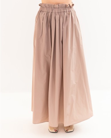 Herno - Women's Powder Pink Long Skirt GN000044D 12483Z 403 P26