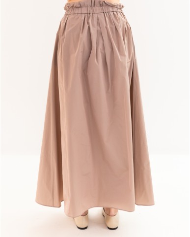 Herno - Women's Powder Pink Long Skirt GN000044D 12483Z 403 P26