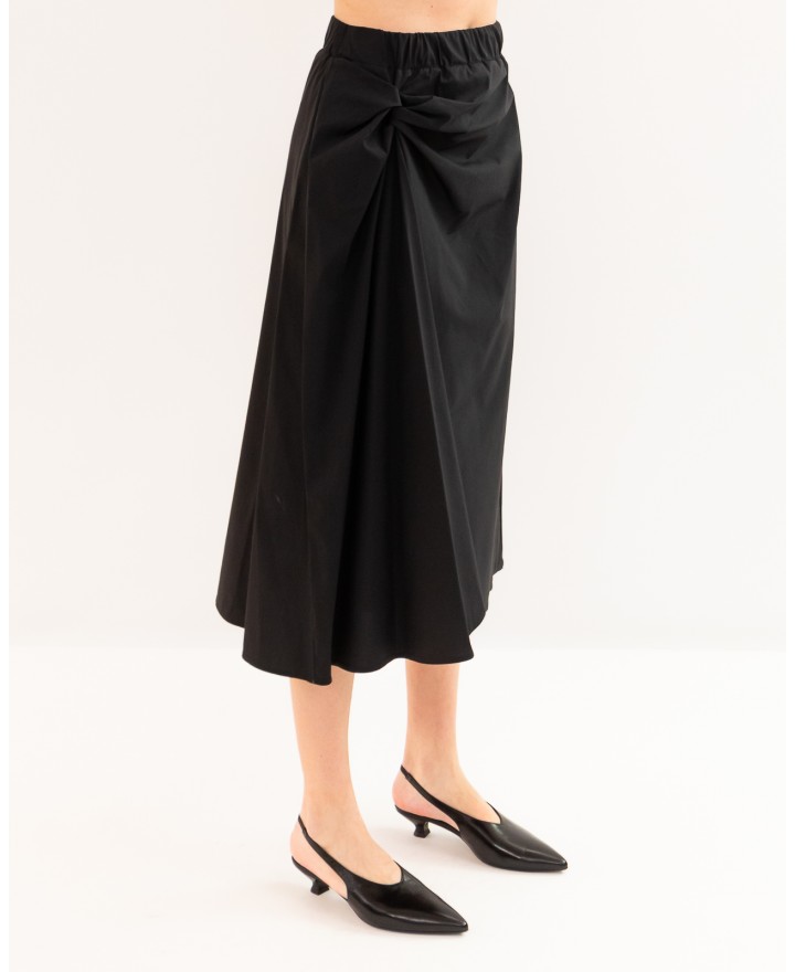 Meimeij - Gonna Midi Nera Donna M6EB07 100 NERO P26